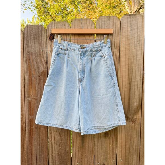 SUNSET BLUES VINTAGE DENIM SHORTS - Picture 1 of 6